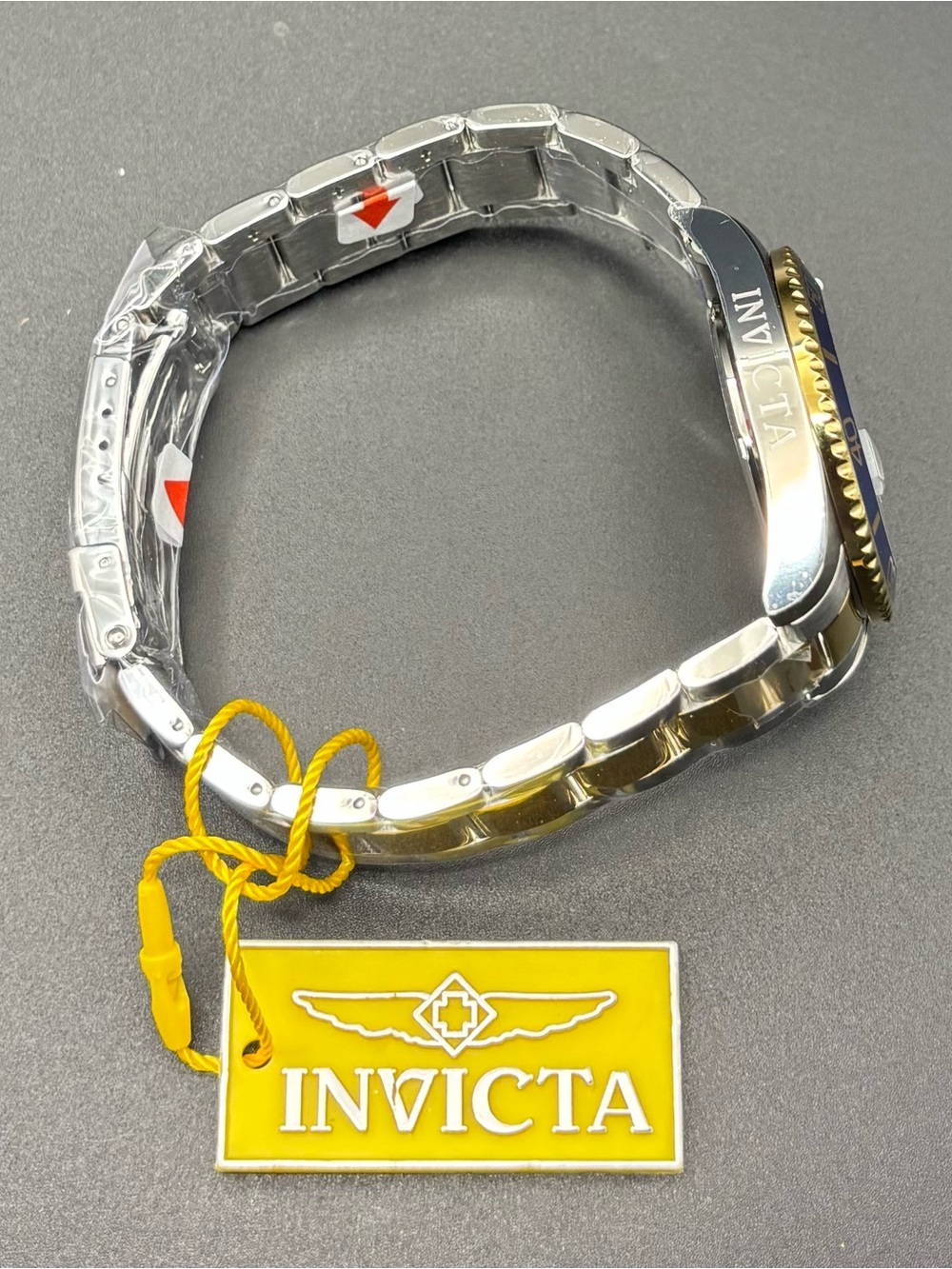 Invicta Pro Diver Currentvale Unisex Two-Tone Gold & Silver Blue Dial 38mm-30481 - Picture 5 of 6